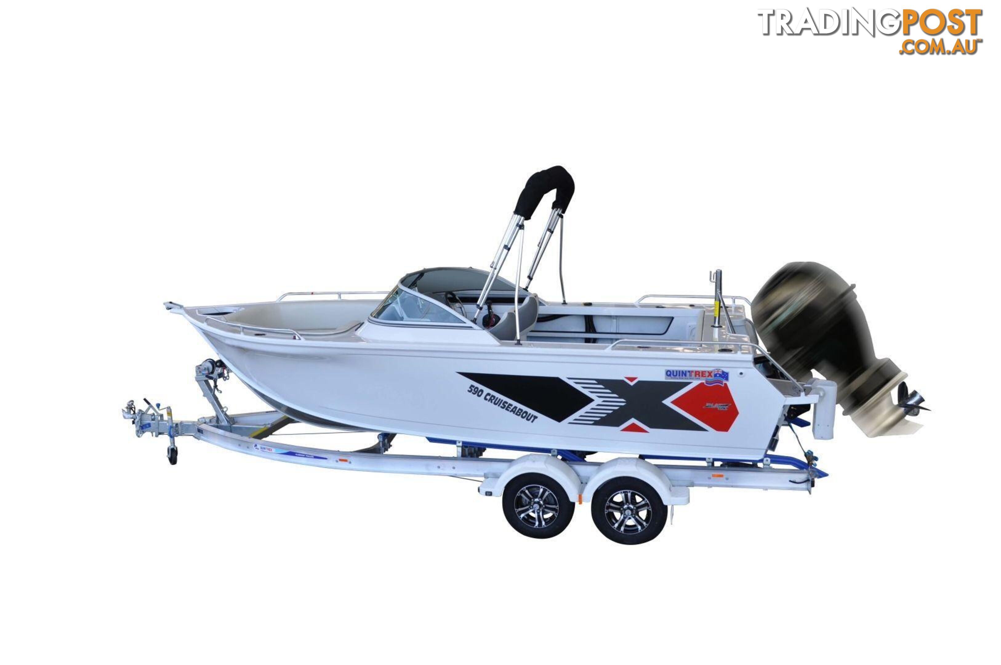 Quintrex 590 Cruiseabout + Yamaha F150hp 4-Stroke - Pack 2 for sale online prices