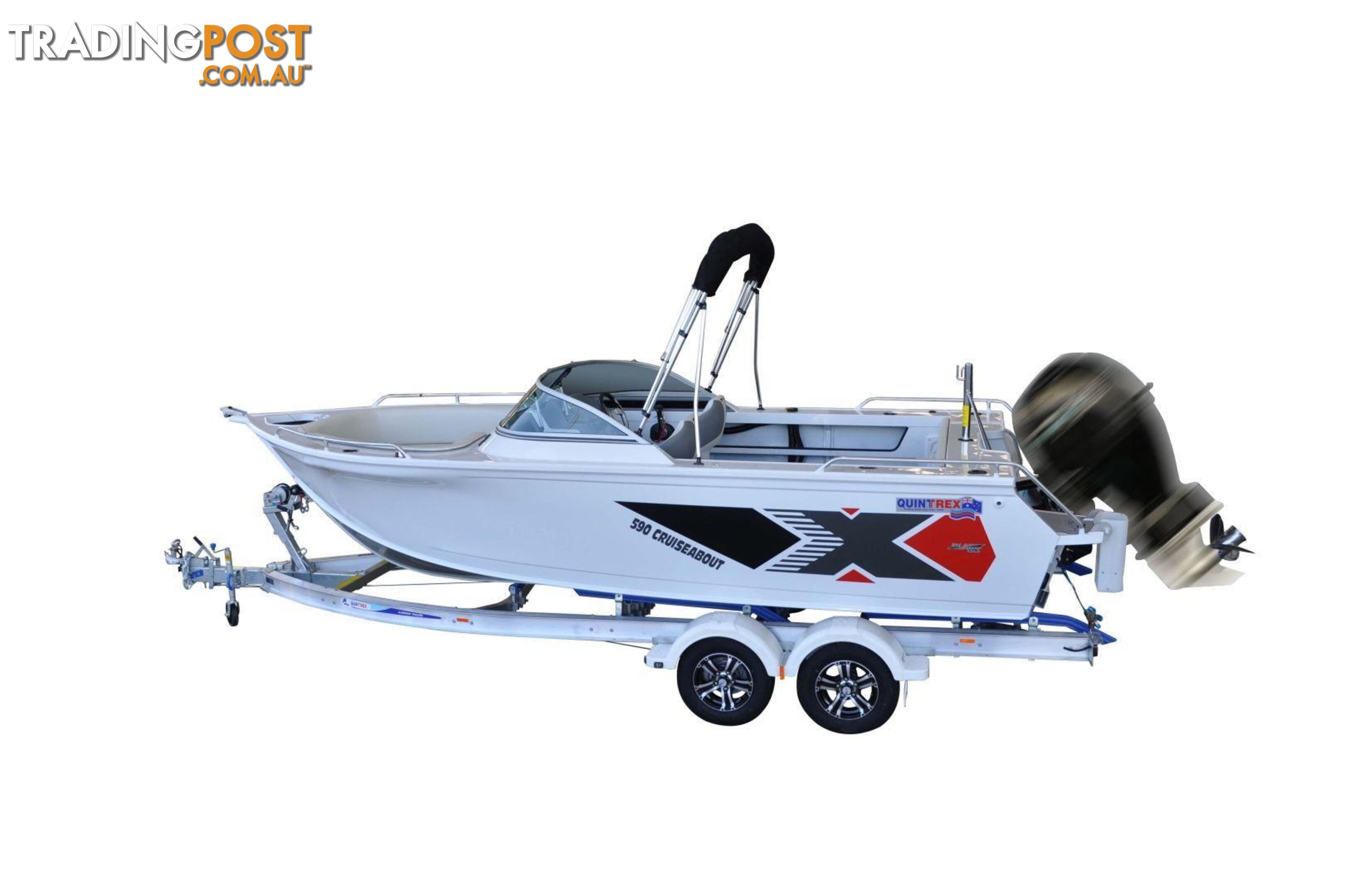 Quintrex 590 Cruiseabout + Yamaha F150hp 4-Stroke - Pack 2 for sale online prices