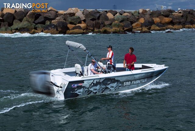 Quintrex 590 Frontier PRO SC + Yamaha F150hp 4-Stroke - PRO Pack for sale online prices