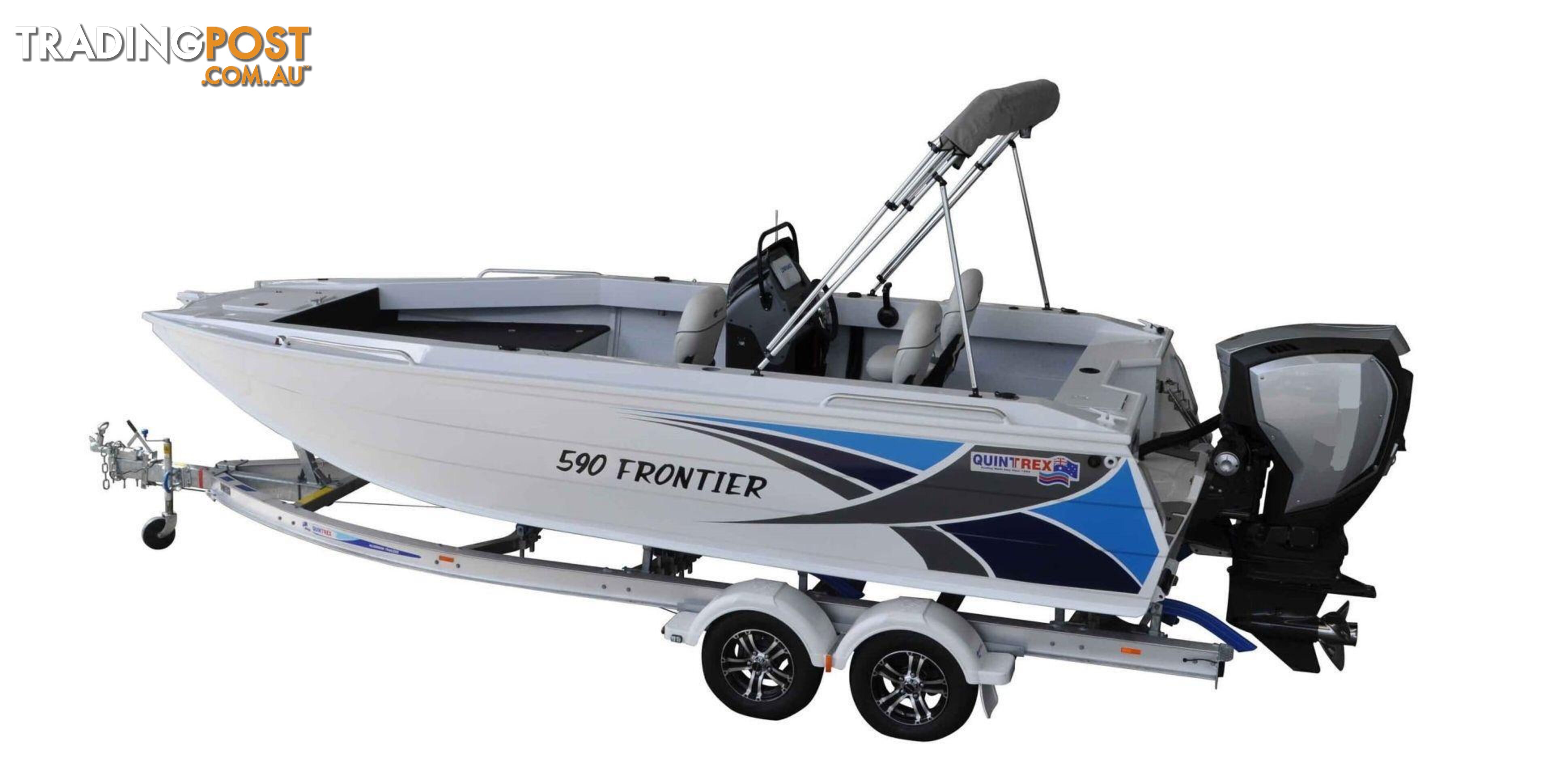 Quintrex 590 Frontier PRO SC + Yamaha F150hp 4-Stroke - PRO Pack for sale online prices