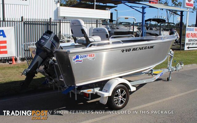 Quintrex 440 Renegade TS + Yamaha F60hp - PACK 1 FOR SALE