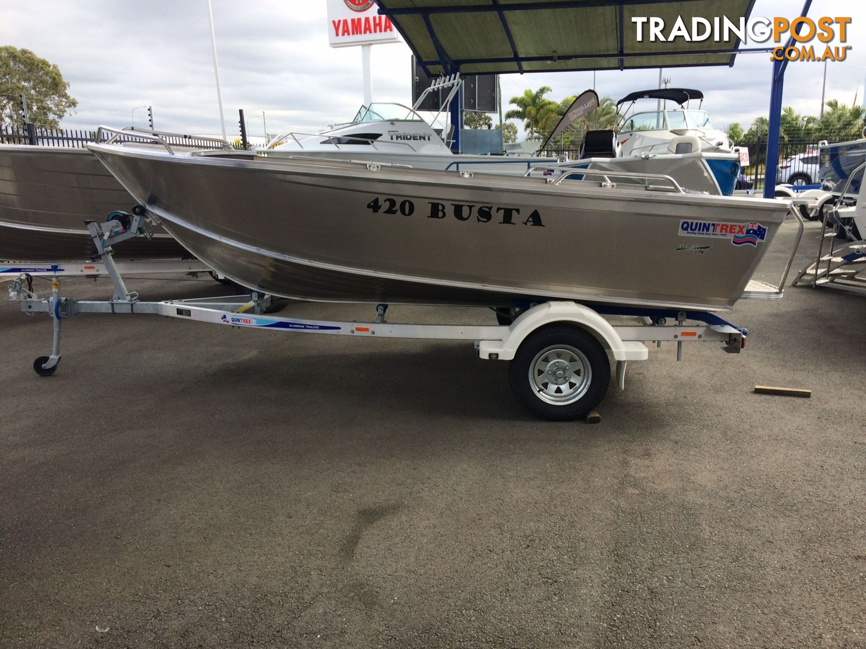 QUINTREX 420 BUSTA WITH YAMAHA 40HP FOURSTROKE FOR SALE