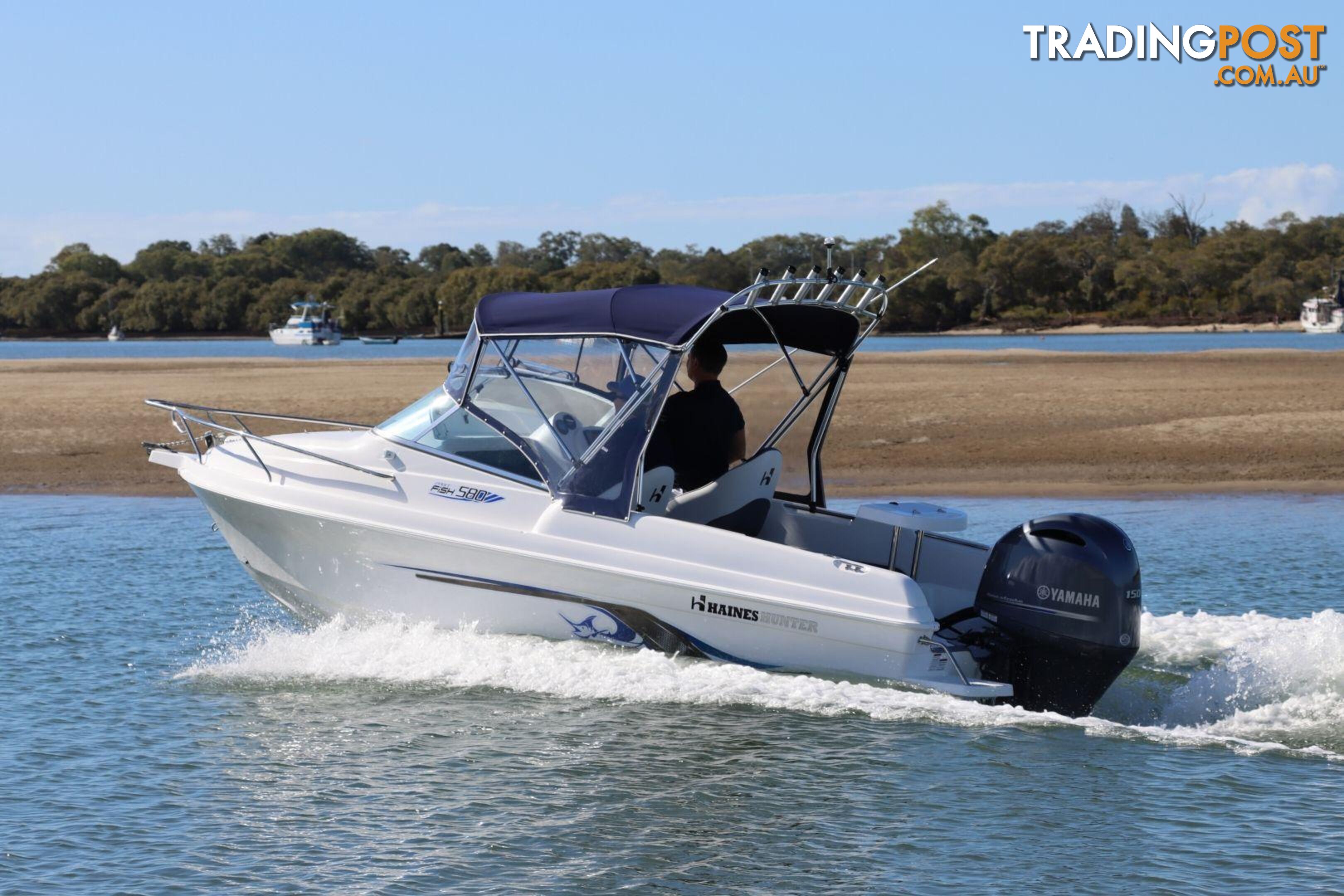 Haines Hunter 580 Sport Fish + Yamaha F150hp 4-Stroke - Pack 2 for sale online prices