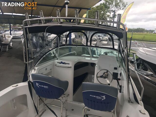 NEW 2024 EVOLUTION 552 PLATINUM FITTED WITH A YAMAHA F130 FOURSTROKE