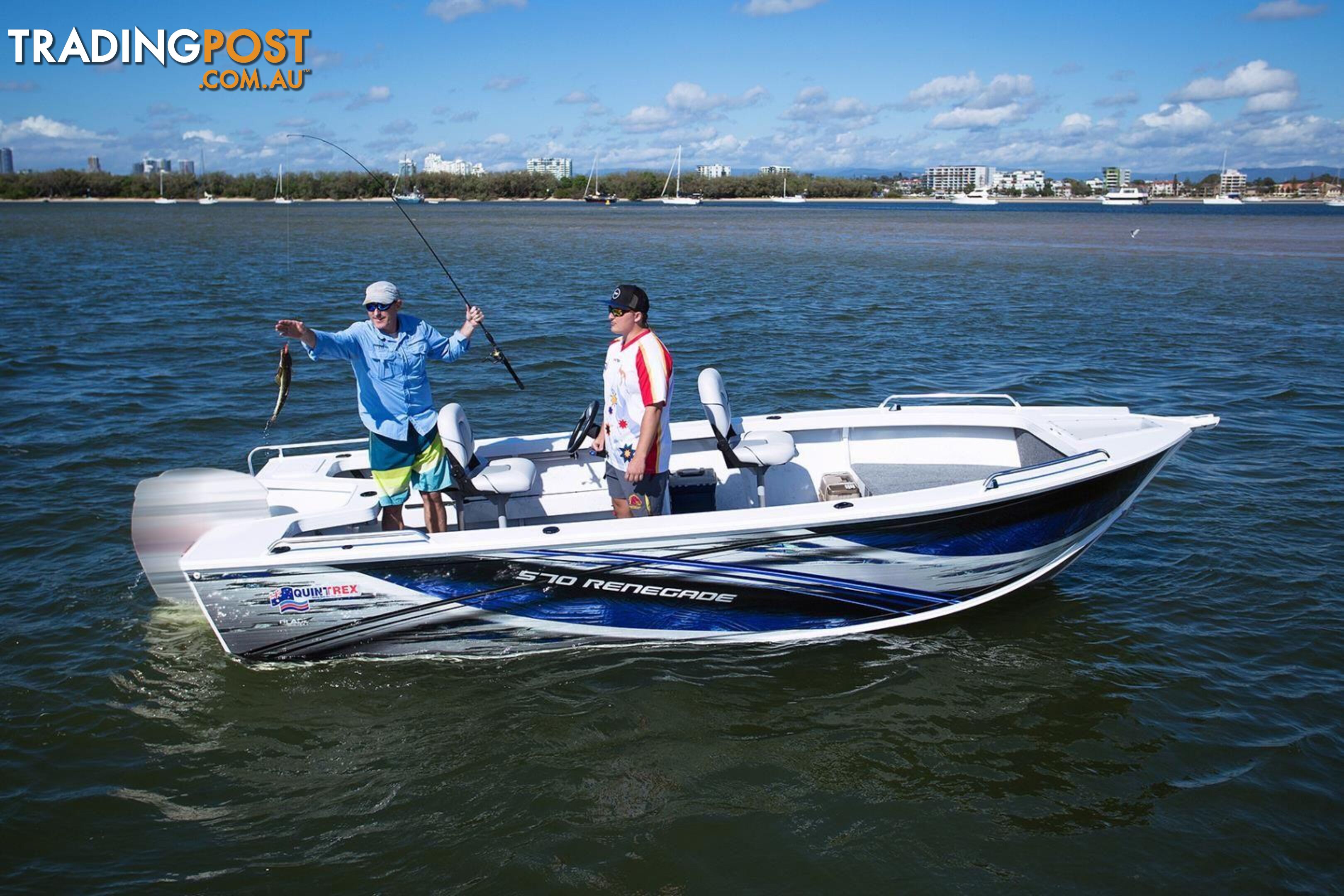 Quintrex 570 Renegade CC(Centre Console) + Yamaha F130hp 4-Stroke - Pack 3 for sale online prices