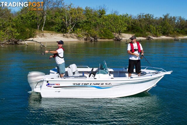 Quintrex 450 Top Ender + T60hp 4-Stroke - Pack 2 for sale online prices