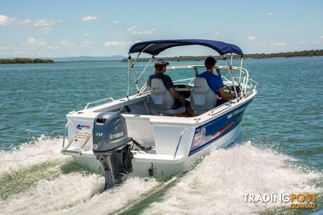 Quintrex 481 Fishabout + Yamaha F75hp 4-Stroke - Pack 4 for sale online prices