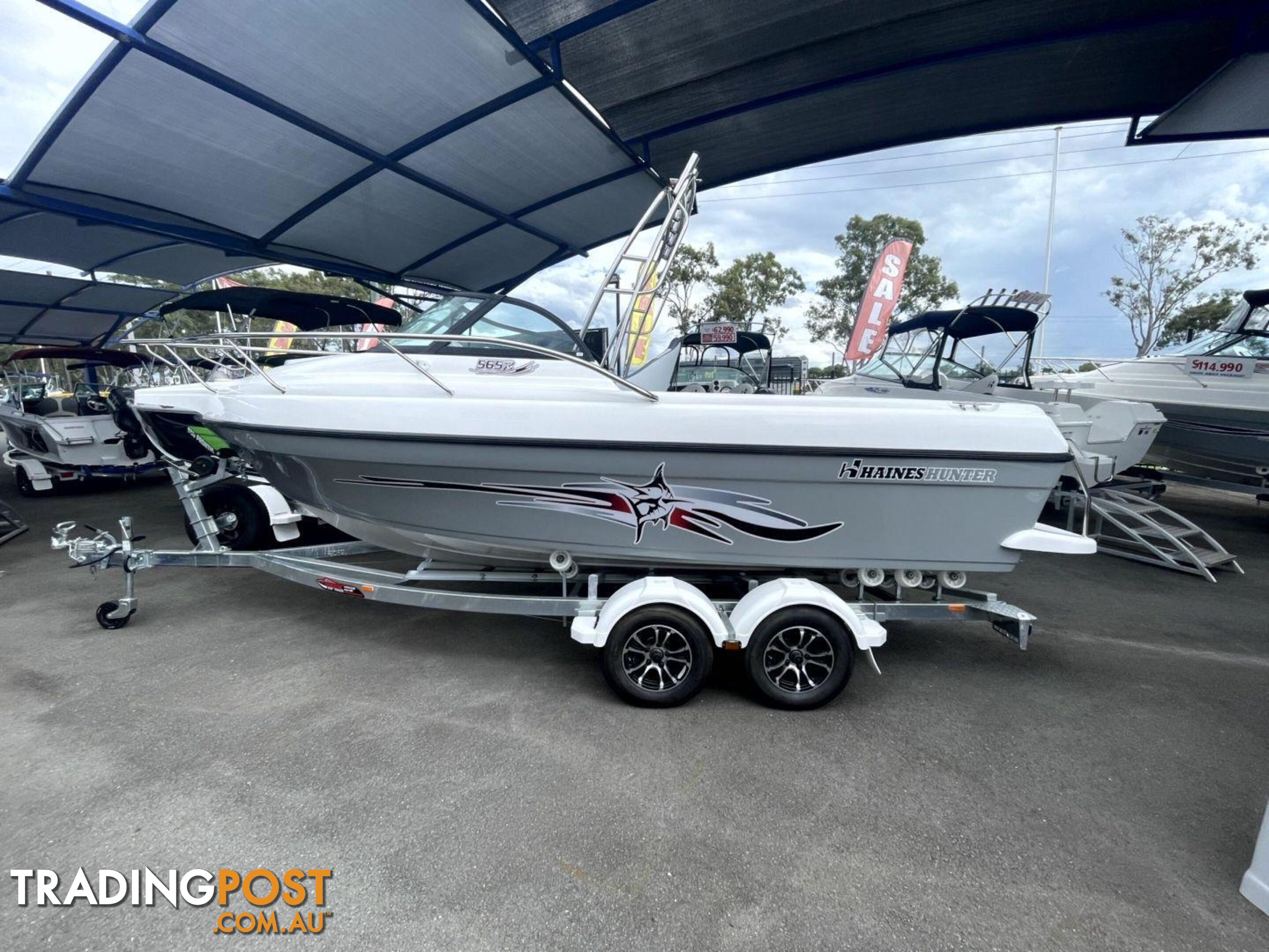 Haines Hunter 565R + Yamaha F130hp 4-Stroke - Pack 1 for sale online prices