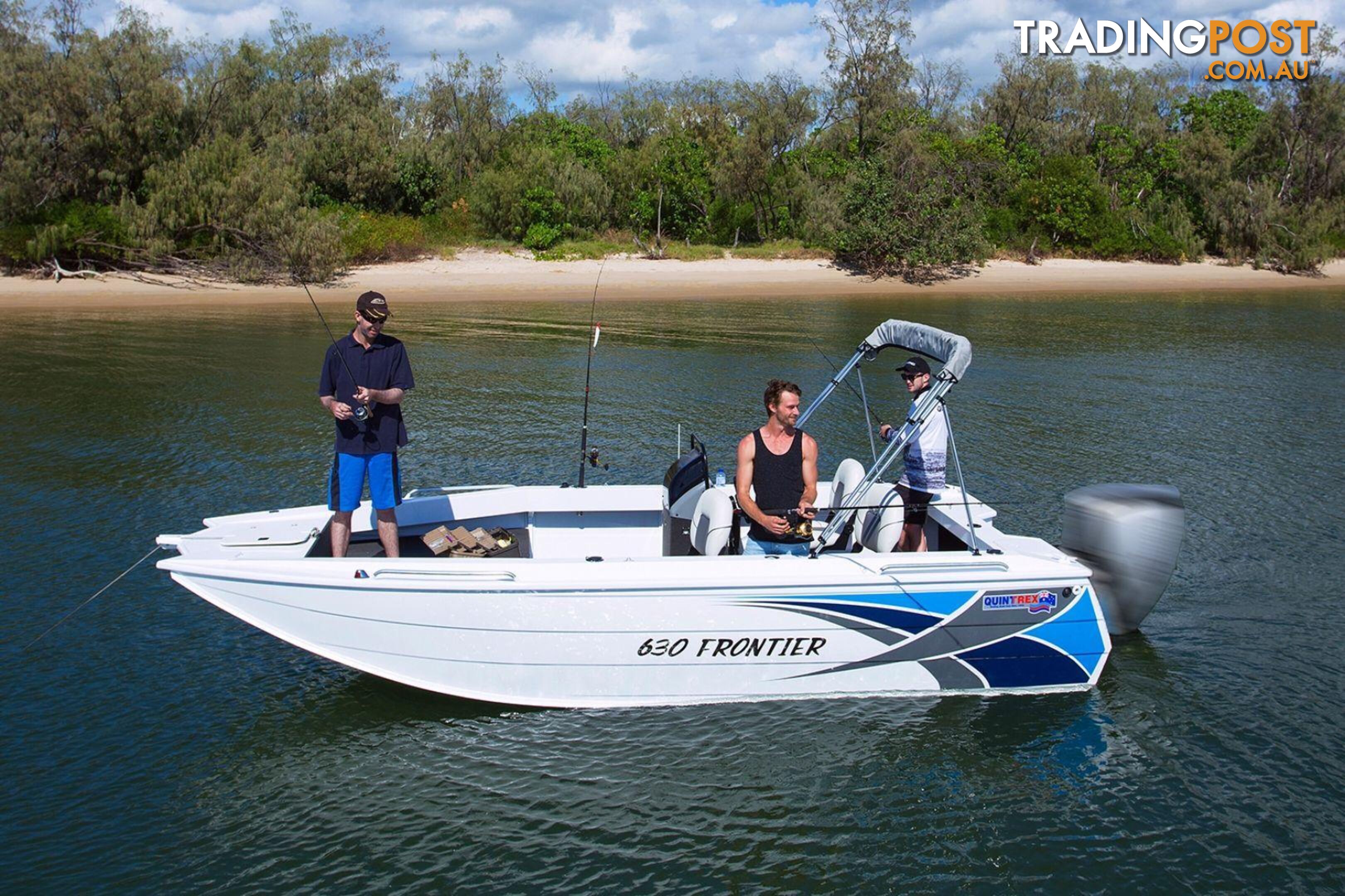 Quintrex 630 Frontier SC + Yamaha F150hp 4-Stroke - Pack 2 for sale online prices