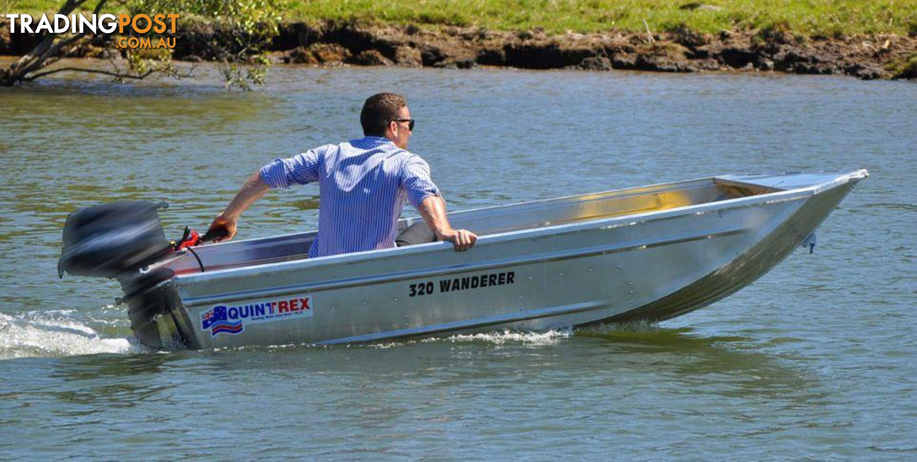 Quintrex 320 Wanderer + Yamaha F6hp 4-Stroke - HULL + MOTOR for sale online prices