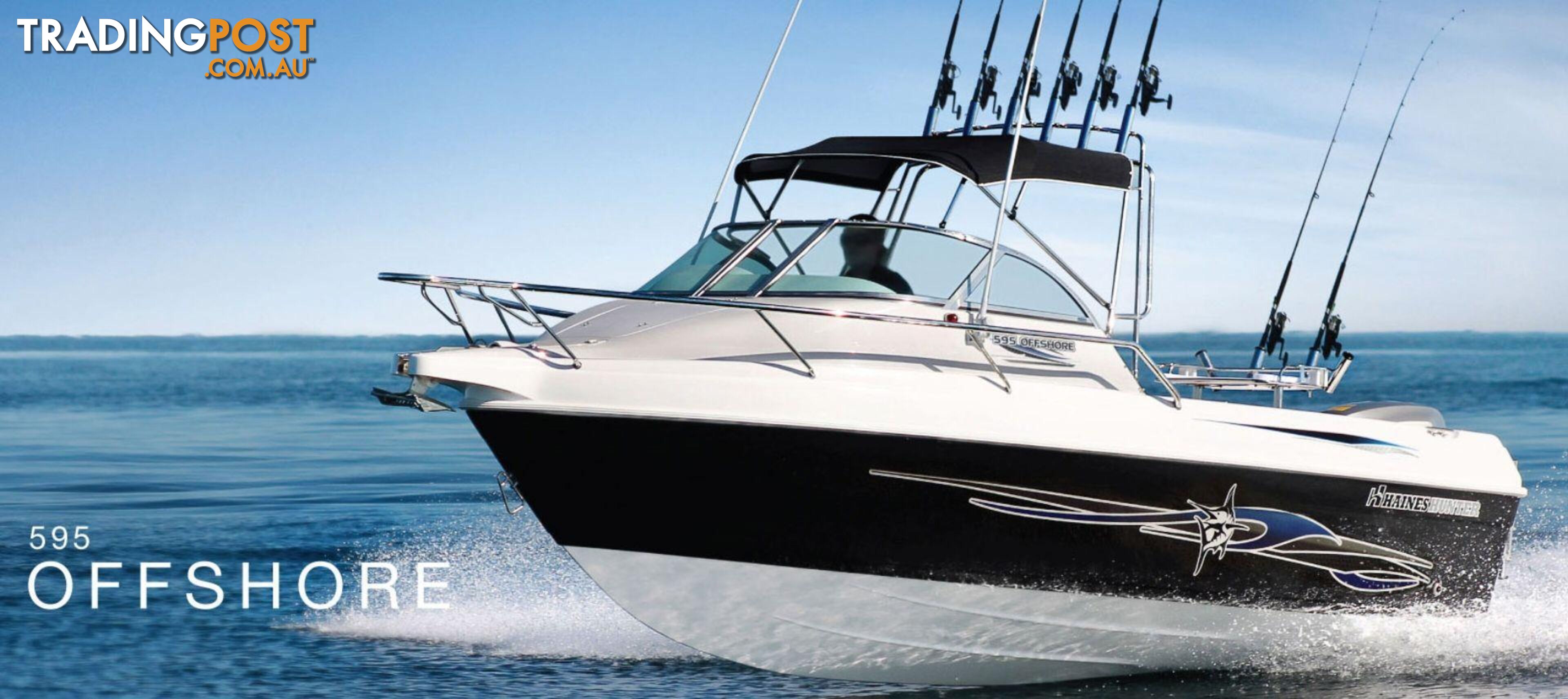 Haines Hunter 595 Offshore + Yamaha F175hp 4-Stroke - Pack 2 for sale online prices