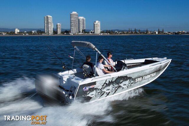 Quintrex 590 Frontier SC + Yamaha F150hp 4-Stroke - Pack 3 for sale online prices