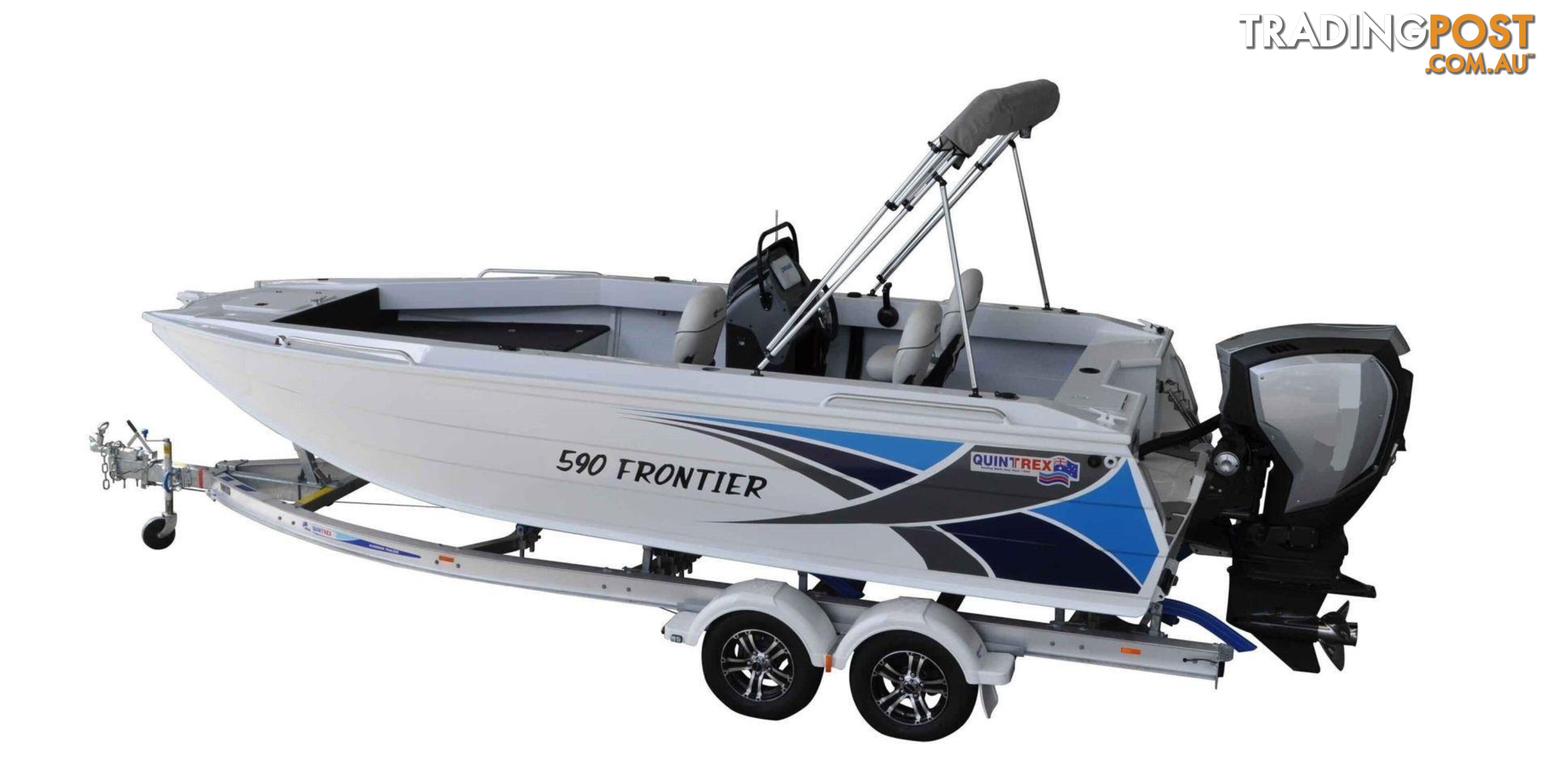 Quintrex 590 Frontier SC + Yamaha F150hp 4-Stroke - Pack 3 for sale online prices