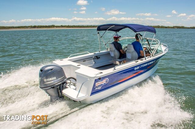 Quintrex 481 Fishabout + Yamaha F75hp 4-Stroke - Pack 3 for sale online prices