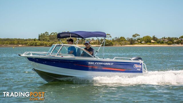 Quintrex 481 Fishabout + Yamaha F75hp 4-Stroke - Pack 3 for sale online prices