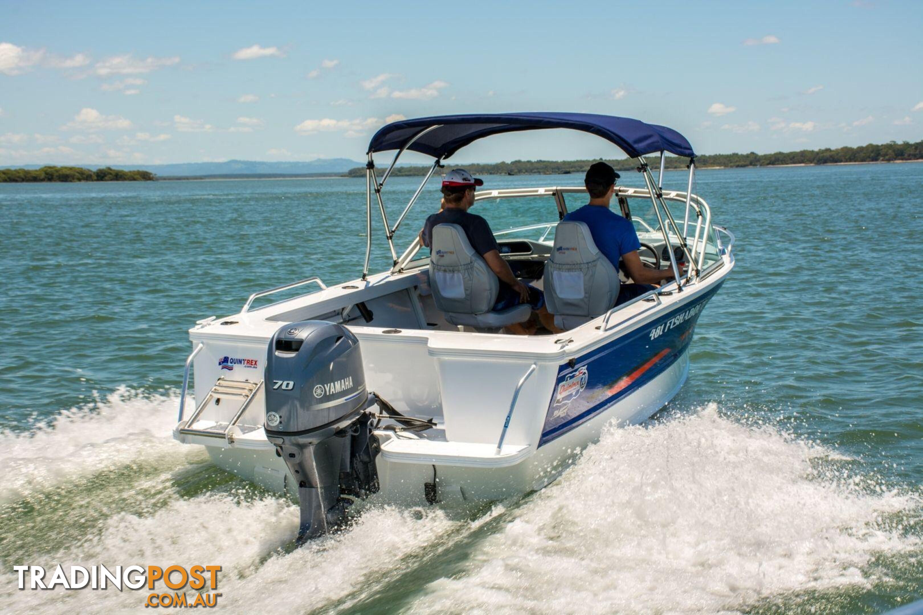 Quintrex 481 Fishabout + Yamaha F75hp 4-Stroke - Pack 3 for sale online prices