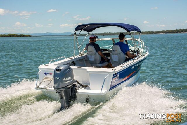 Quintrex 481 Fishabout + Yamaha F75hp 4-Stroke - Pack 3 for sale online prices