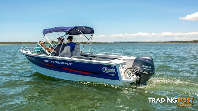 Quintrex 481 Fishabout + Yamaha F75hp 4-Stroke - Pack 3 for sale online prices