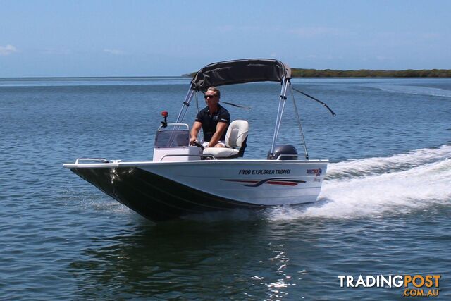 Quintrex F400 Explorer Trophy SC + Yamaha F40hp 4-Stroke - Pack 3 for sale online prices