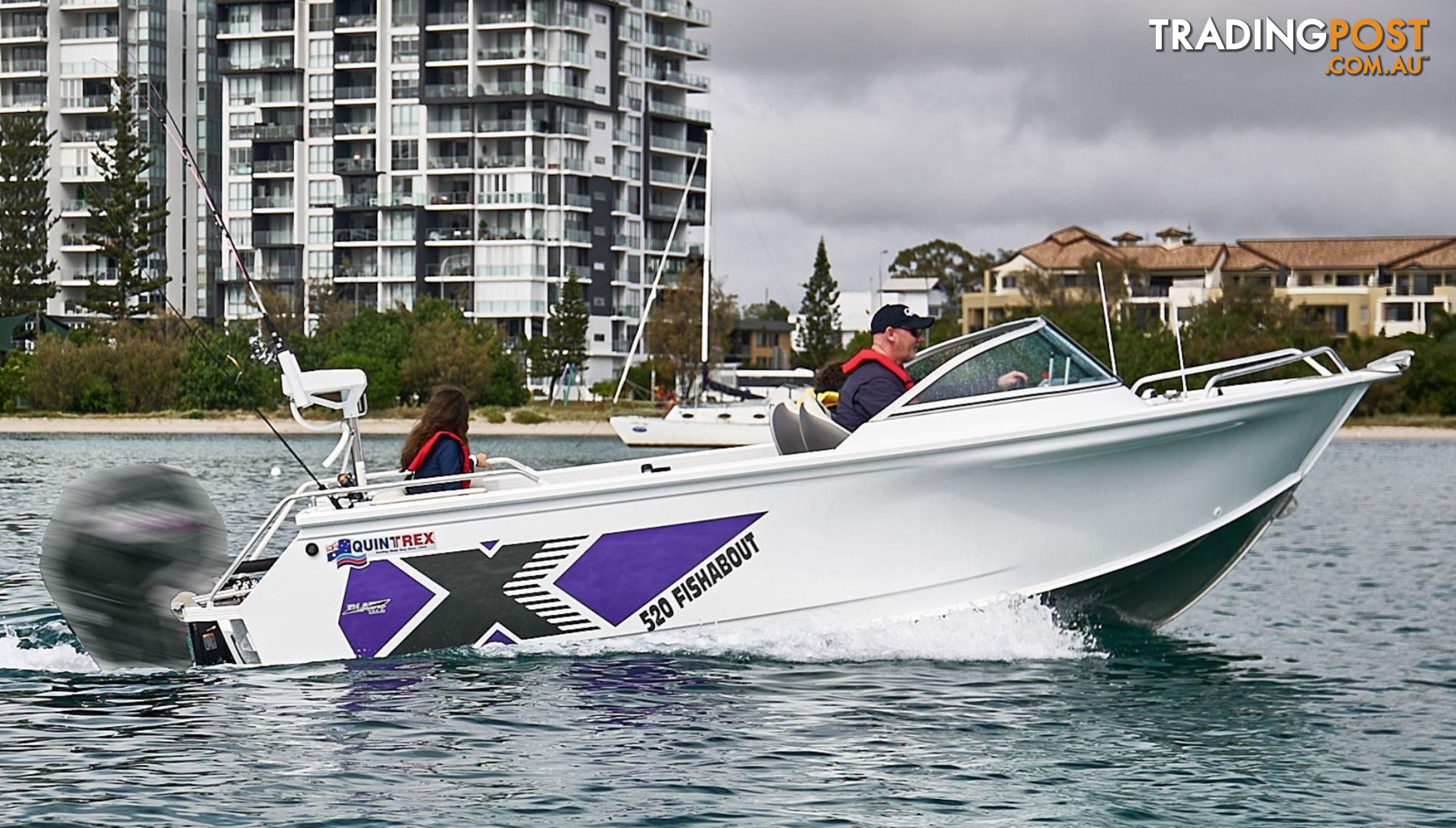 Quintrex 520 Fishabout + Yamaha F90hp 4-Stroke - Pack 1 for sale online prices