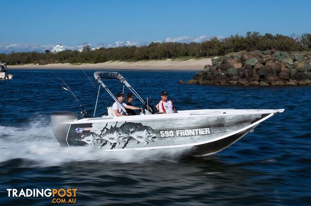 Quintrex 590 Frontier SC + Yamaha F130hp 4-Stroke - Pack 2 for sale online prices