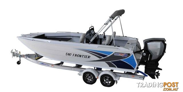 Quintrex 590 Frontier SC + Yamaha F130hp 4-Stroke - Pack 2 for sale online prices