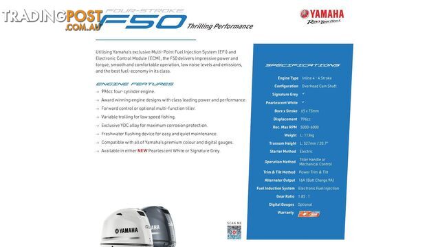 Polycraft 410 Challenger Open + Yamaha F50hp 4-Stroke - PACK 3 FOR SALE - photo 4 of 14