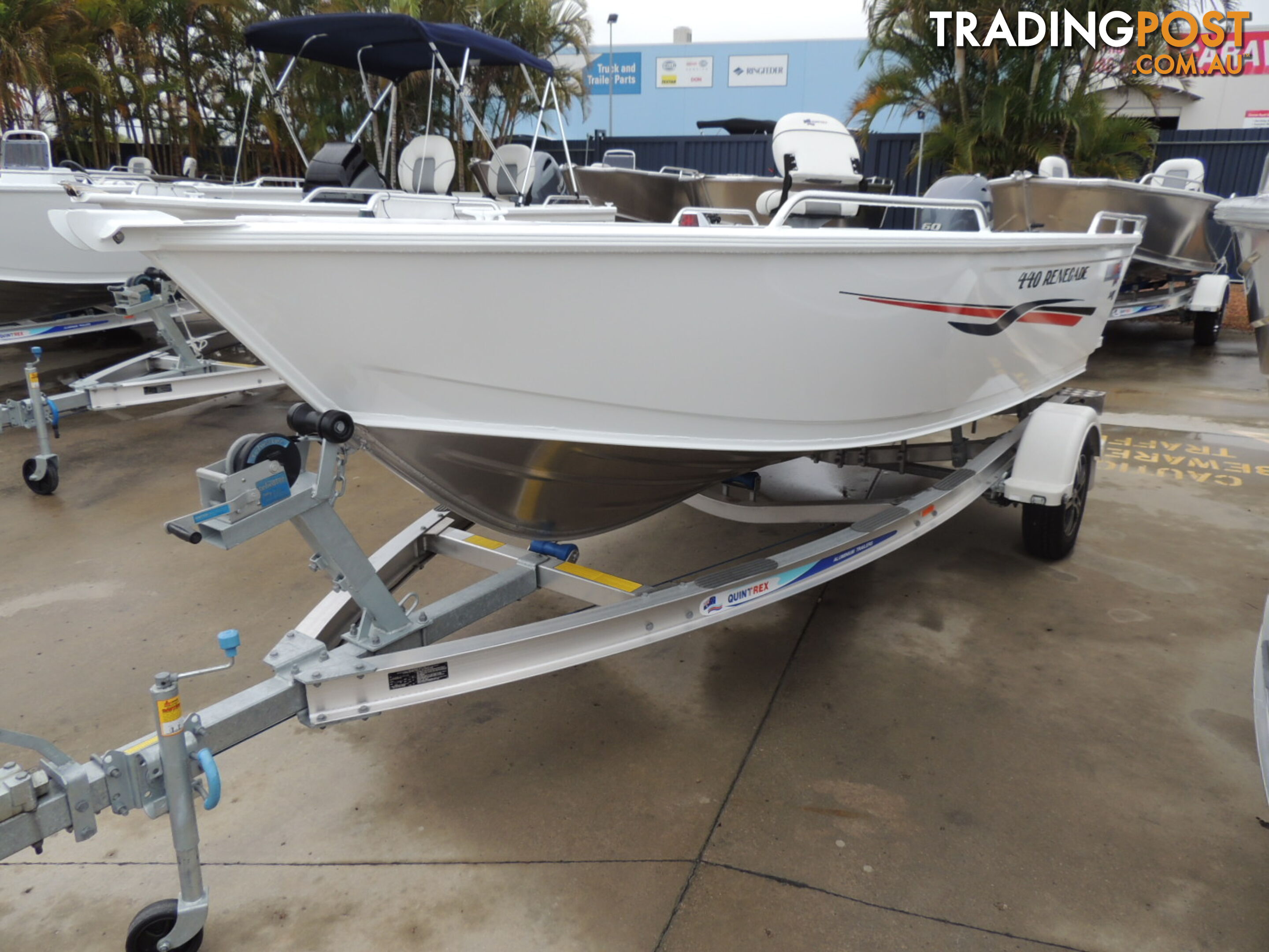 Quintrex 440 Renegade PRO TS(Tiller Steer)+ Yamaha F60hp 4-Stroke - PRO Pack for sale online prices