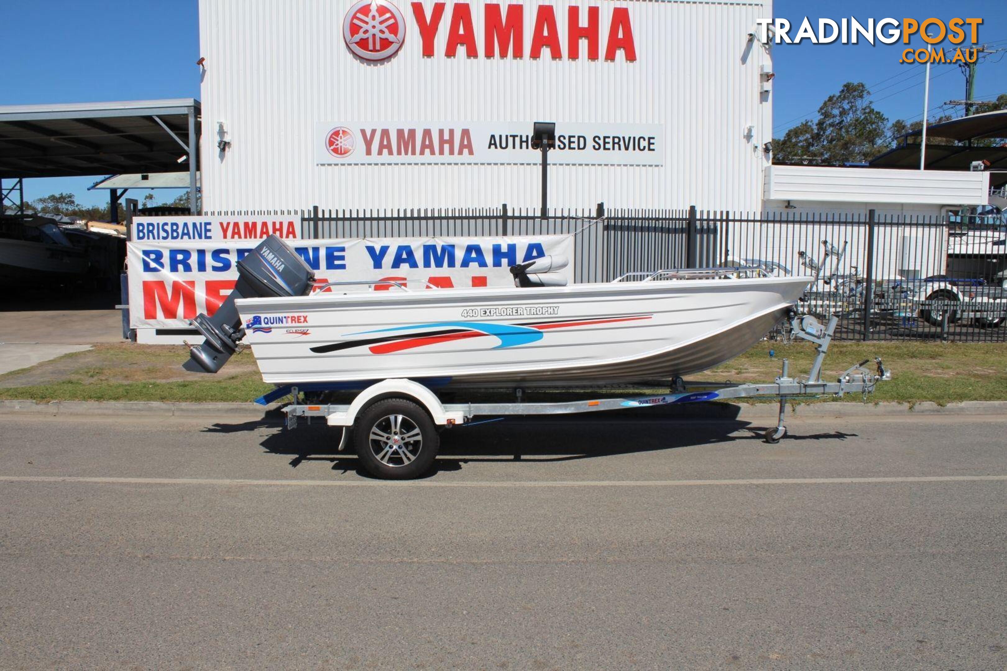 Quintrex F440 Explorer Trophy Side Console + Yamaha F60hp 4-Stroke - Pack 2 for sale online prices