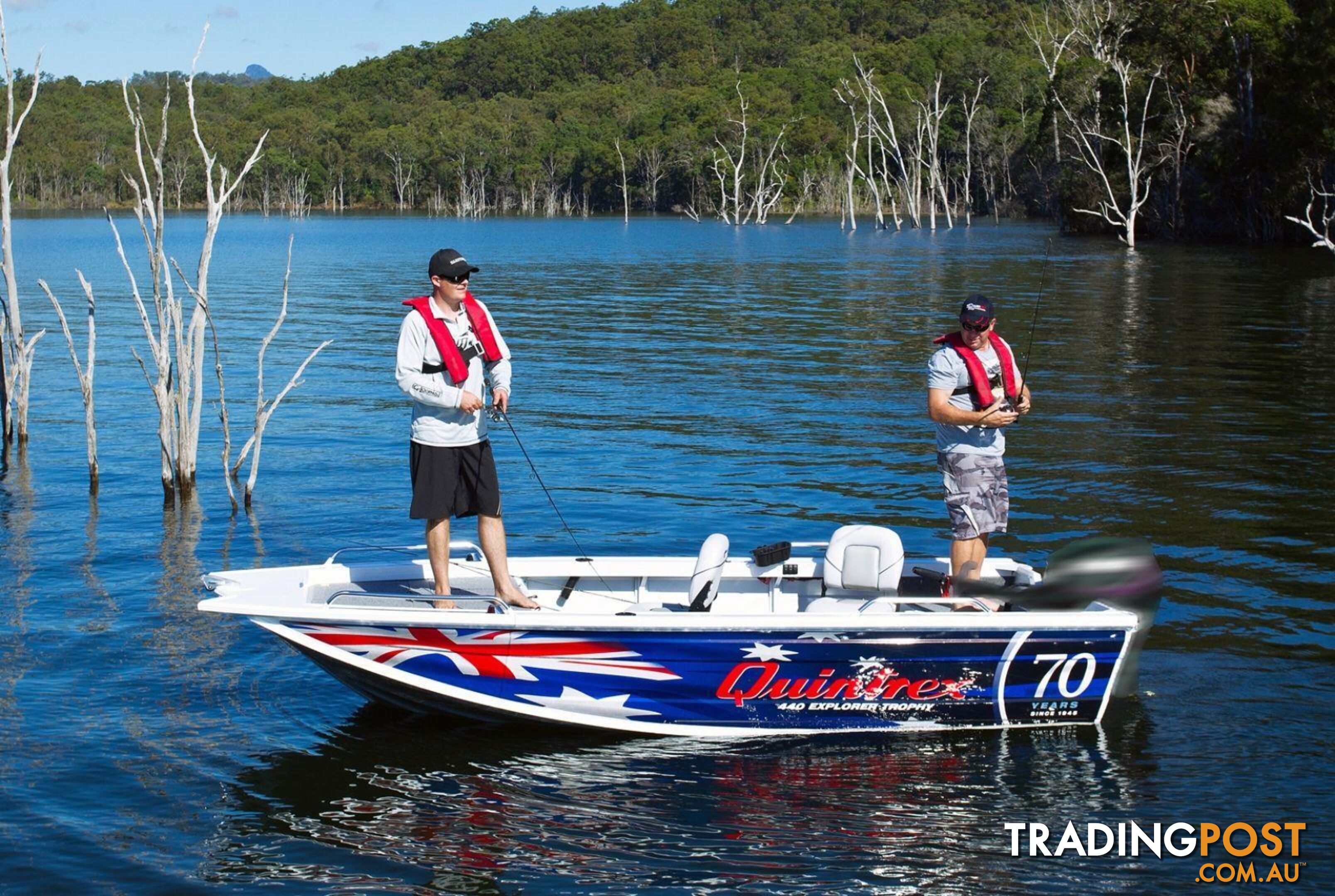 Quintrex F440 Explorer Trophy Side Console + Yamaha F60hp 4-Stroke - Pack 2 for sale online prices