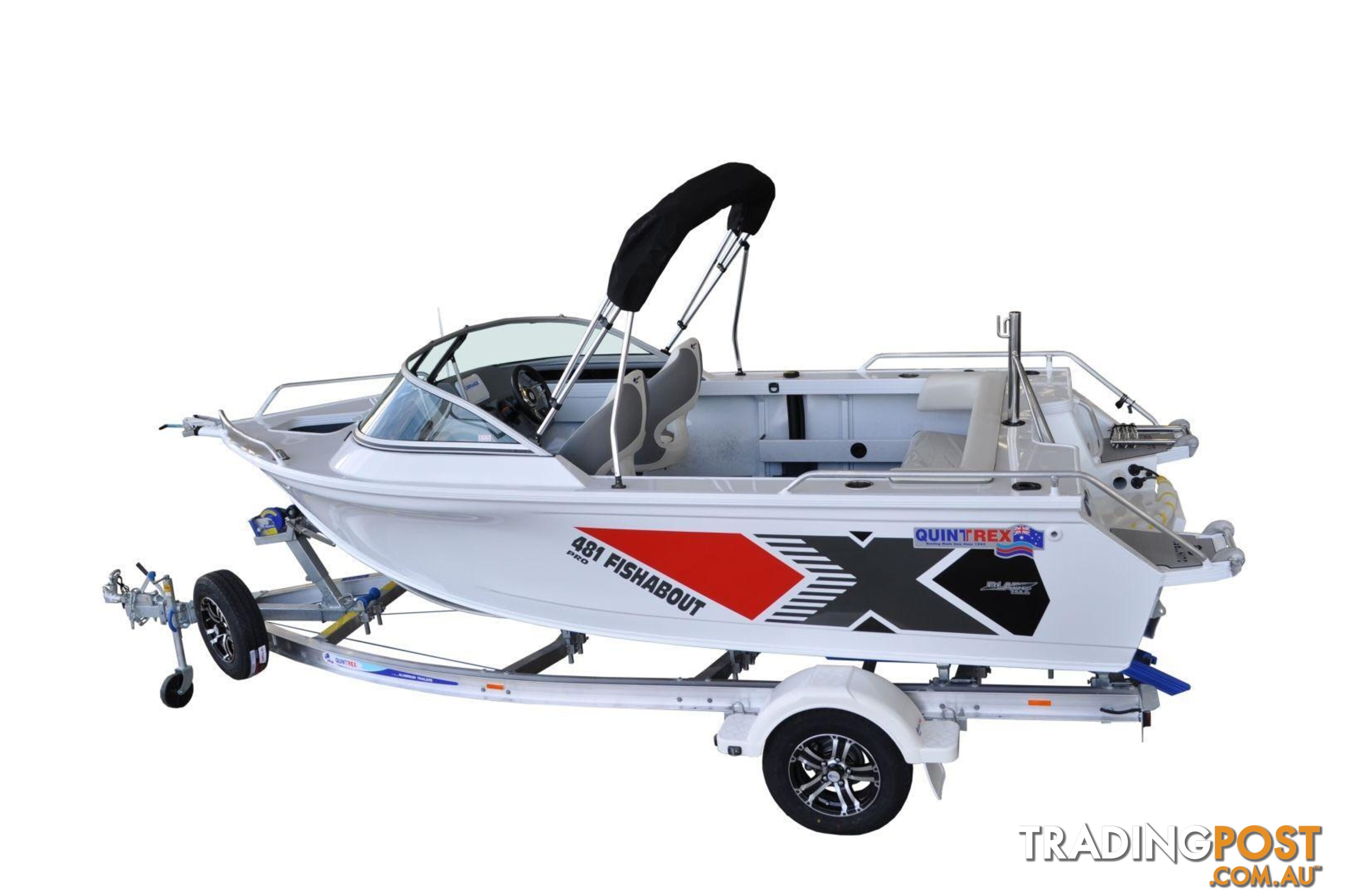 Quintrex 481 Fishabout + Yamaha F75hp 4-Stroke - PRO Pack for sale online prices