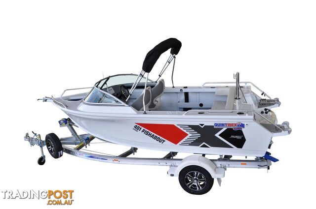 Quintrex 481 Fishabout + Yamaha F75hp 4-Stroke - PRO Pack for sale online prices