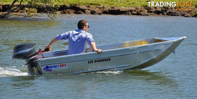 320 Quintrex Wanderer Hull and Motor