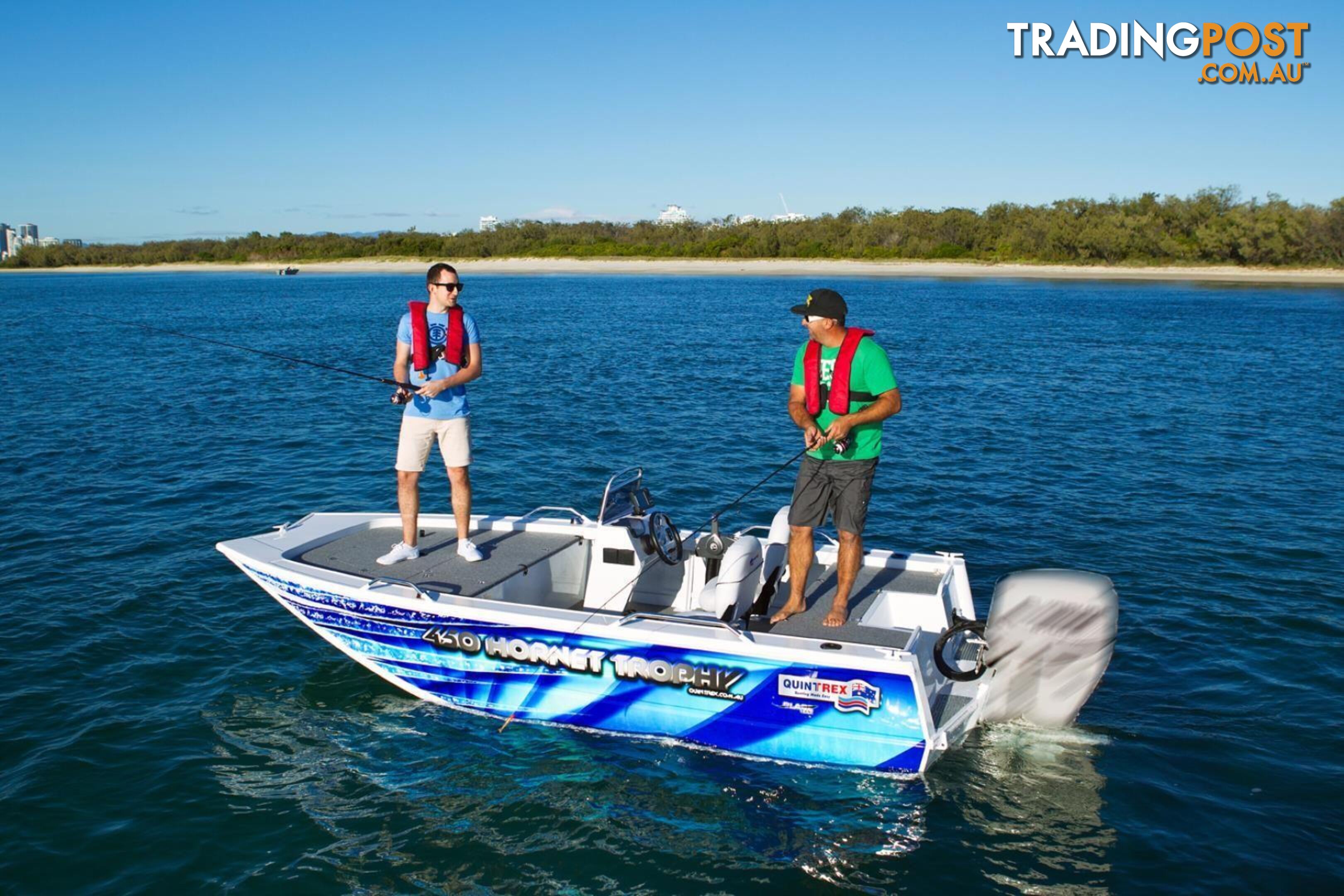 Quintrex 450 Hornet + Yamaha F75hp 4-Stroke - Pack 2 for sale online prices