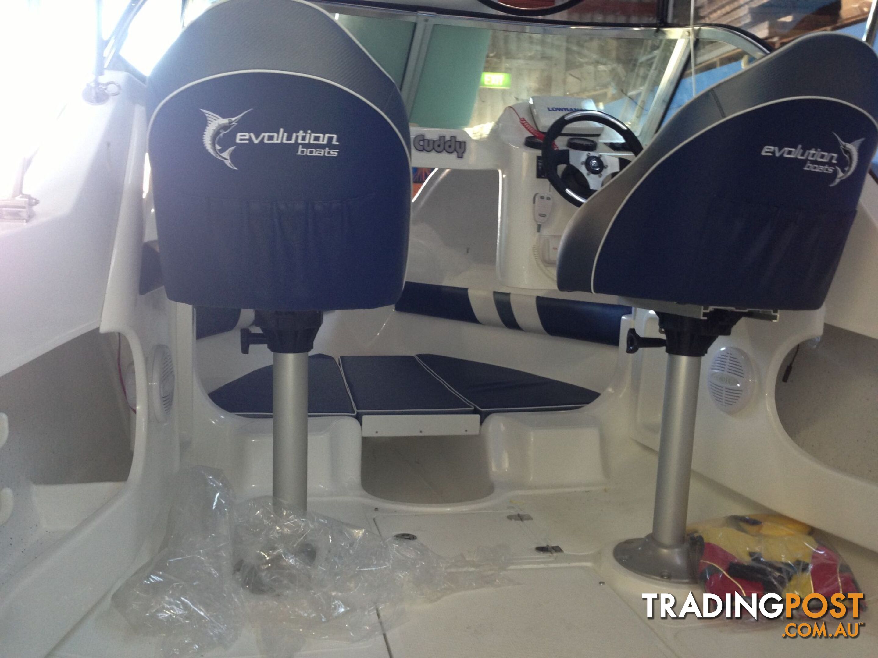 2024 EVOLUTION 500 CUDDY WITH 75HP YAMAHA FOURSTROKE FOR SALE