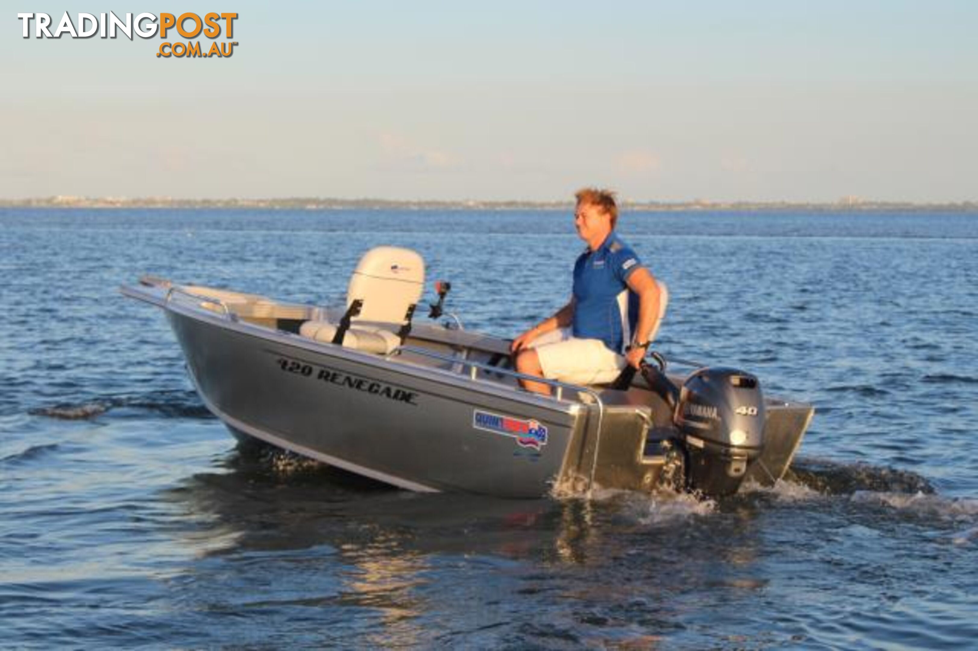 Quintrex 420 Renegade TS(Tiller Steer) + Yamaha F40hp 4-Stroke - Pack 1 for sale online prices