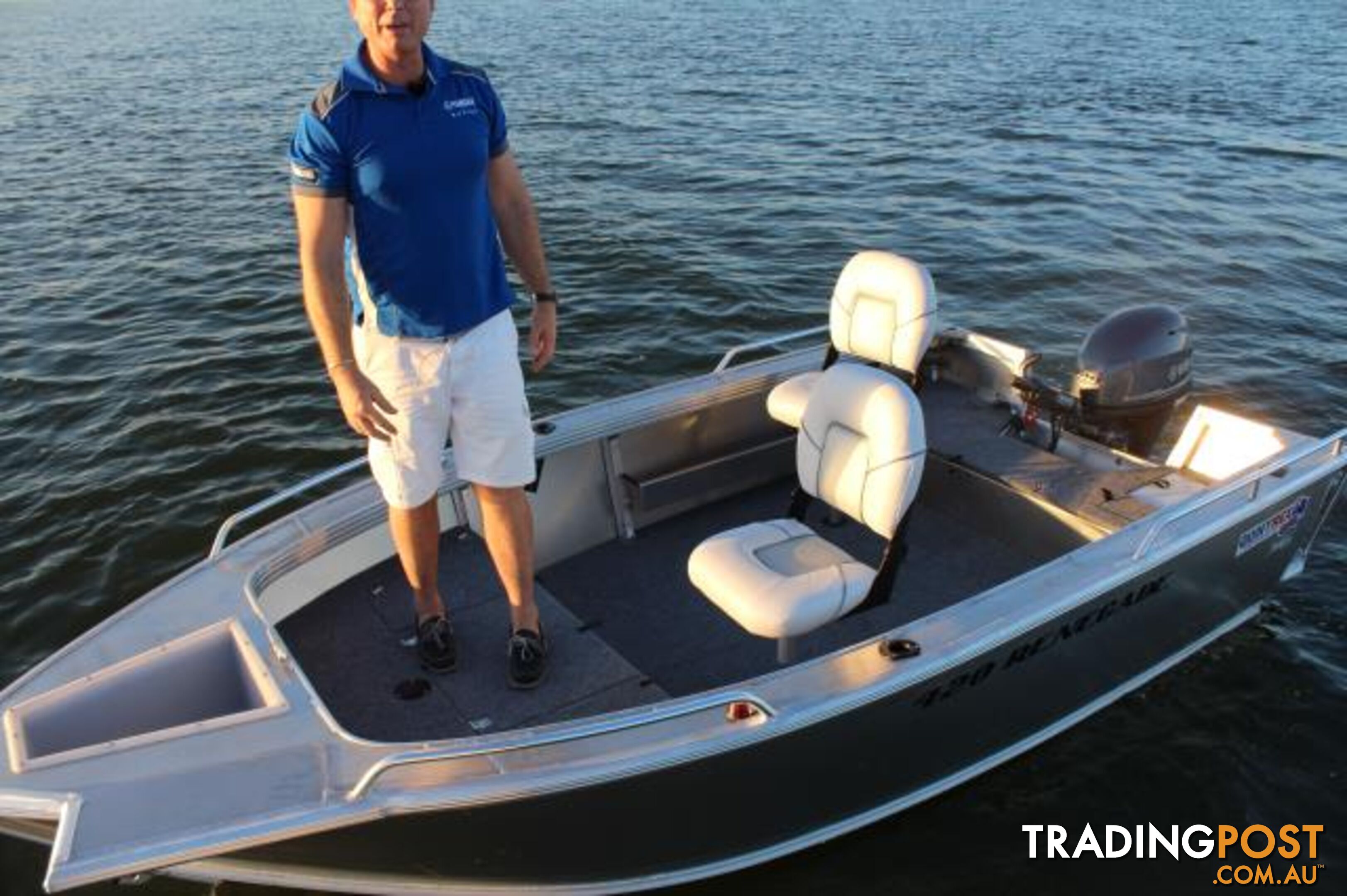 Quintrex 420 Renegade TS(Tiller Steer) + Yamaha F40hp 4-Stroke - Pack 1 for sale online prices