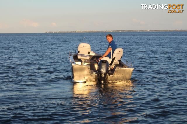 Quintrex 420 Renegade TS(Tiller Steer) + Yamaha F40hp 4-Stroke - Pack 1 for sale online prices