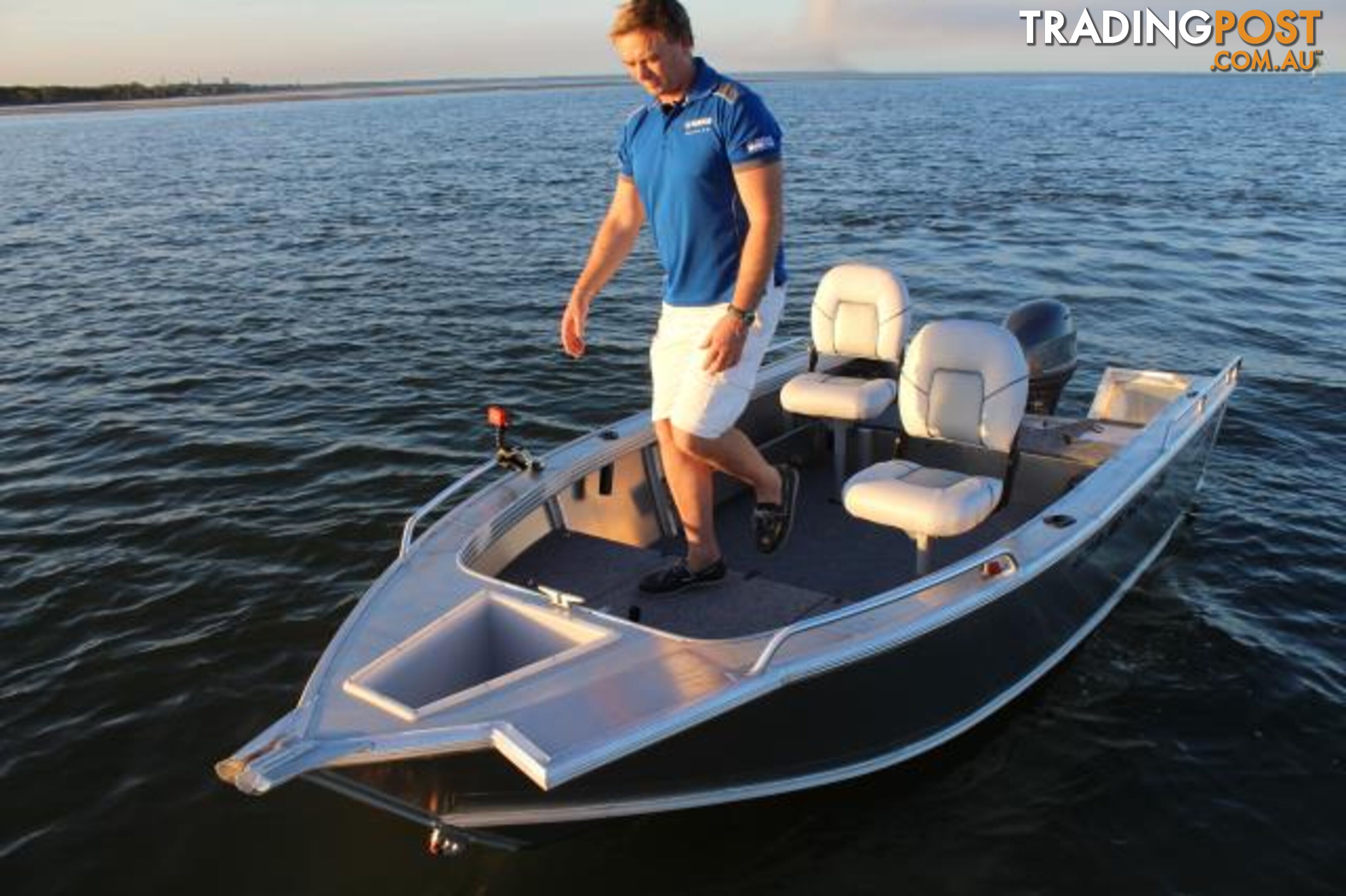 Quintrex 420 Renegade TS(Tiller Steer) + Yamaha F40hp 4-Stroke - Pack 1 for sale online prices