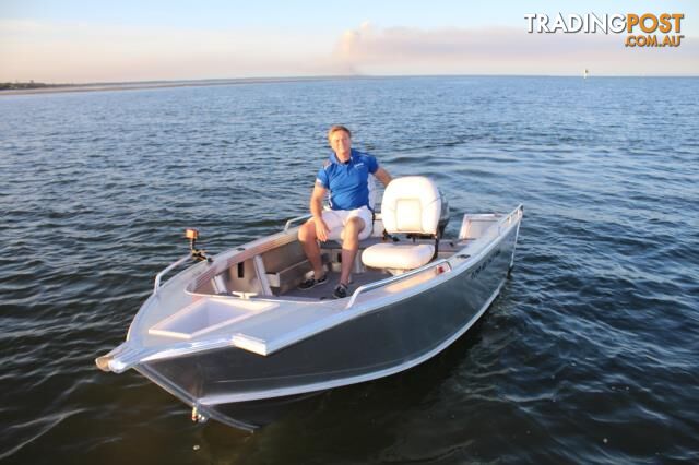 Quintrex 420 Renegade TS(Tiller Steer) + Yamaha F40hp 4-Stroke - Pack 1 for sale online prices