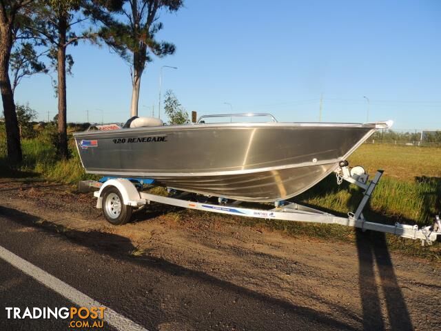 Quintrex 420 Renegade TS(Tiller Steer) + Yamaha F40hp 4-Stroke - Pack 1 for sale online prices