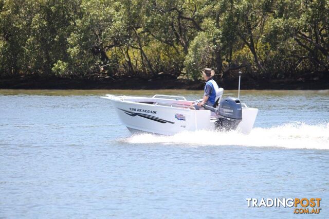 Quintrex 420 Renegade TS(Tiller Steer) + Yamaha F50hp 4-Stroke - Pack 3 for sale online prices