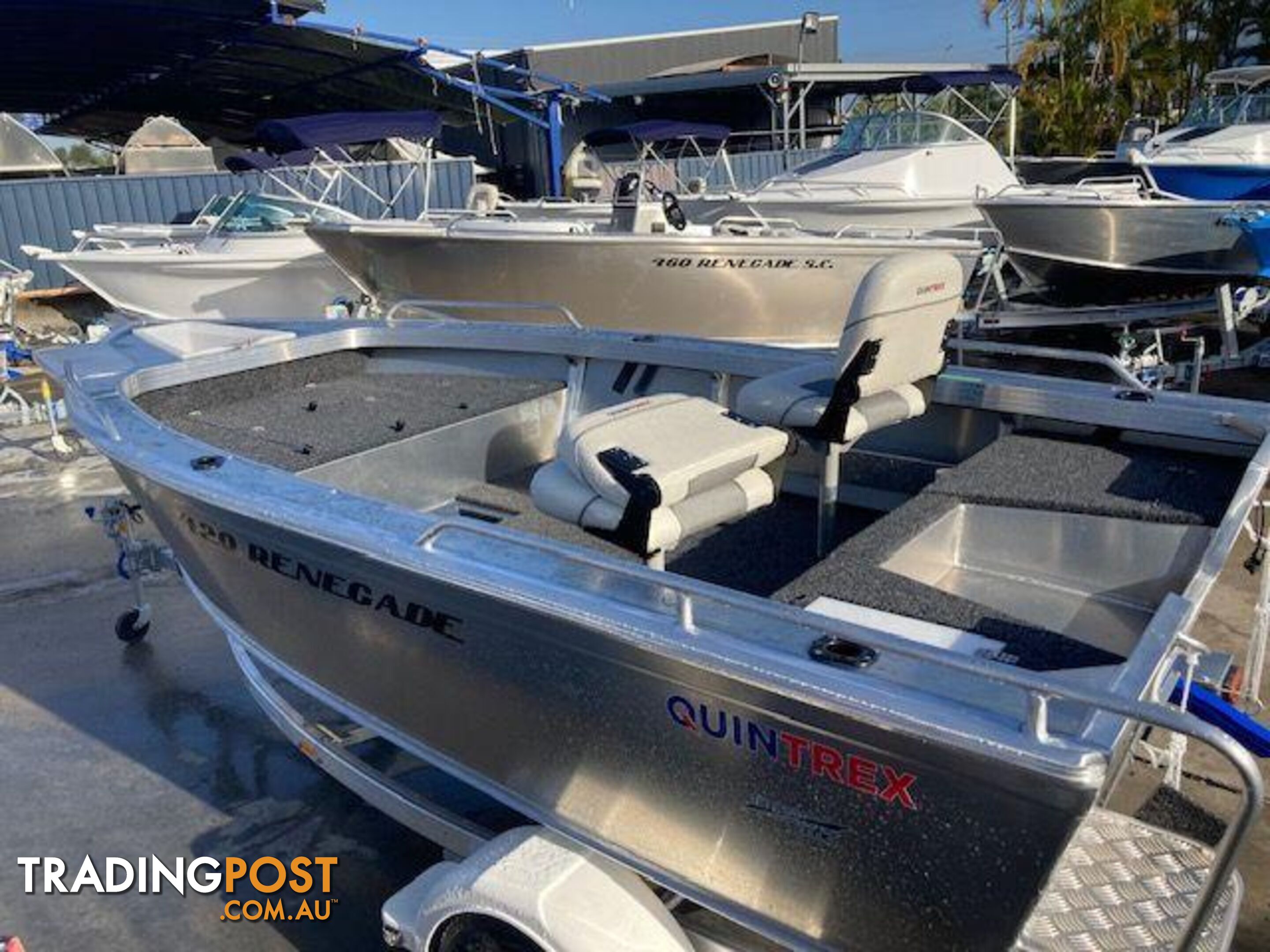 Quintrex 420 Renegade TS(Tiller Steer) + Yamaha F50hp 4-Stroke - Pack 3 for sale online prices