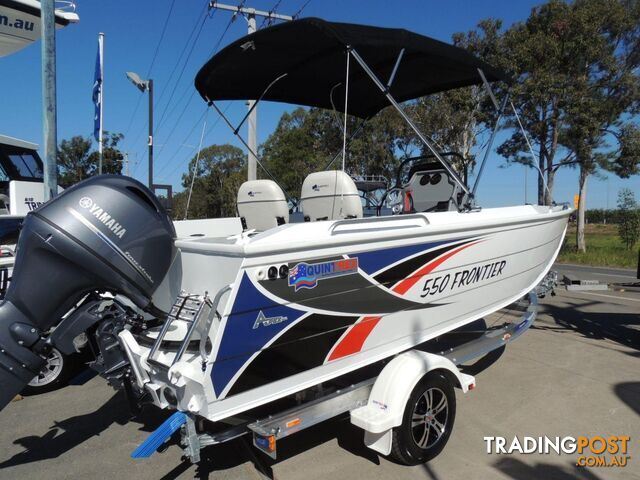 Quintrex 550 Frontier PRO + Yamaha F130hp 4-Stroke - PRO Pack for sale online prices