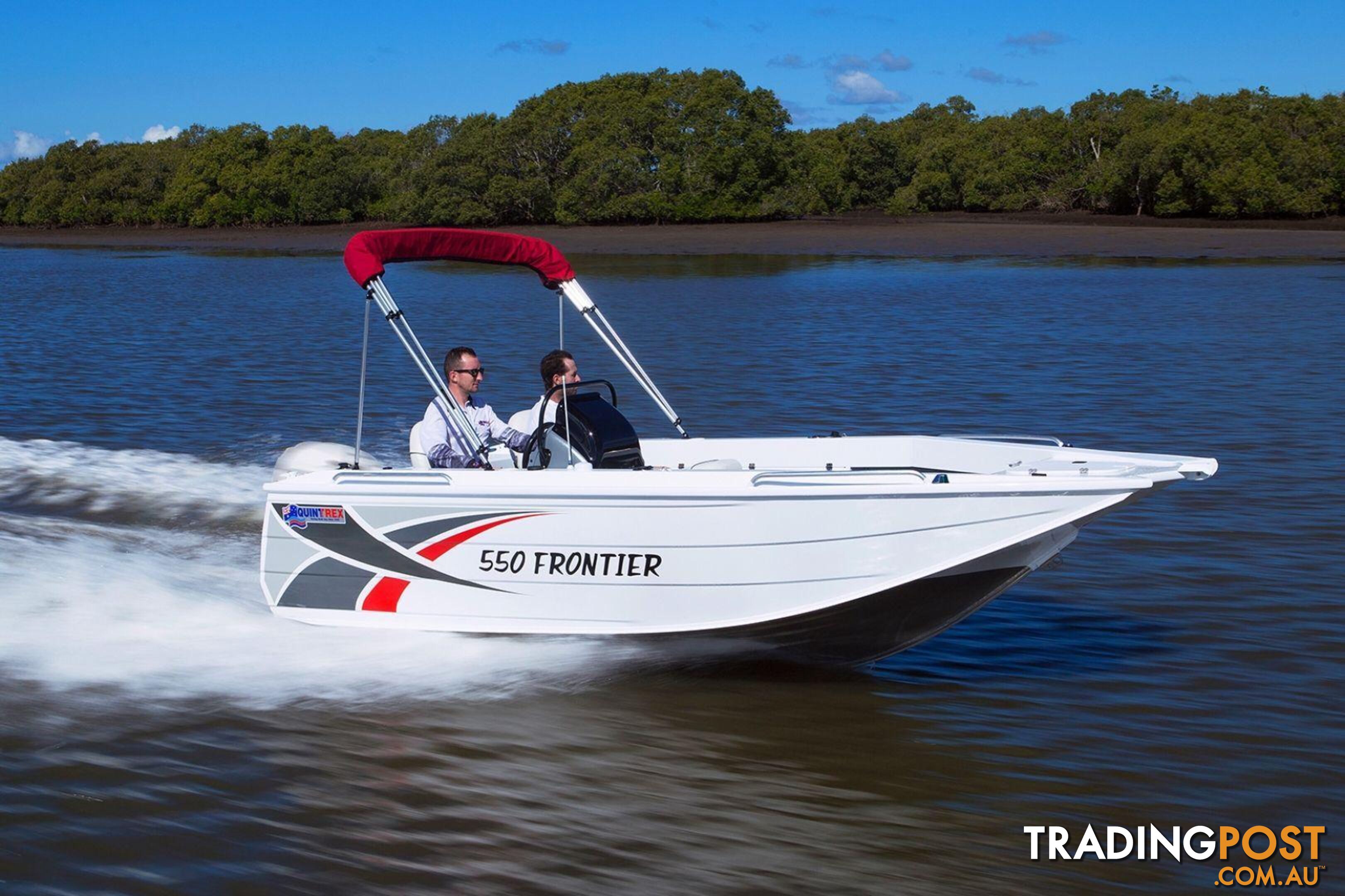 Quintrex 550 Frontier PRO + Yamaha F130hp 4-Stroke - PRO Pack for sale online prices