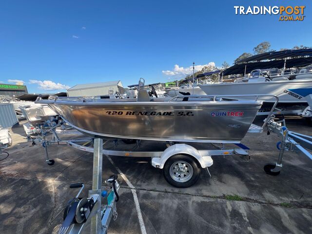 Quintrex 420 Renegade SC + Yamaha F50HP - In Stock Now