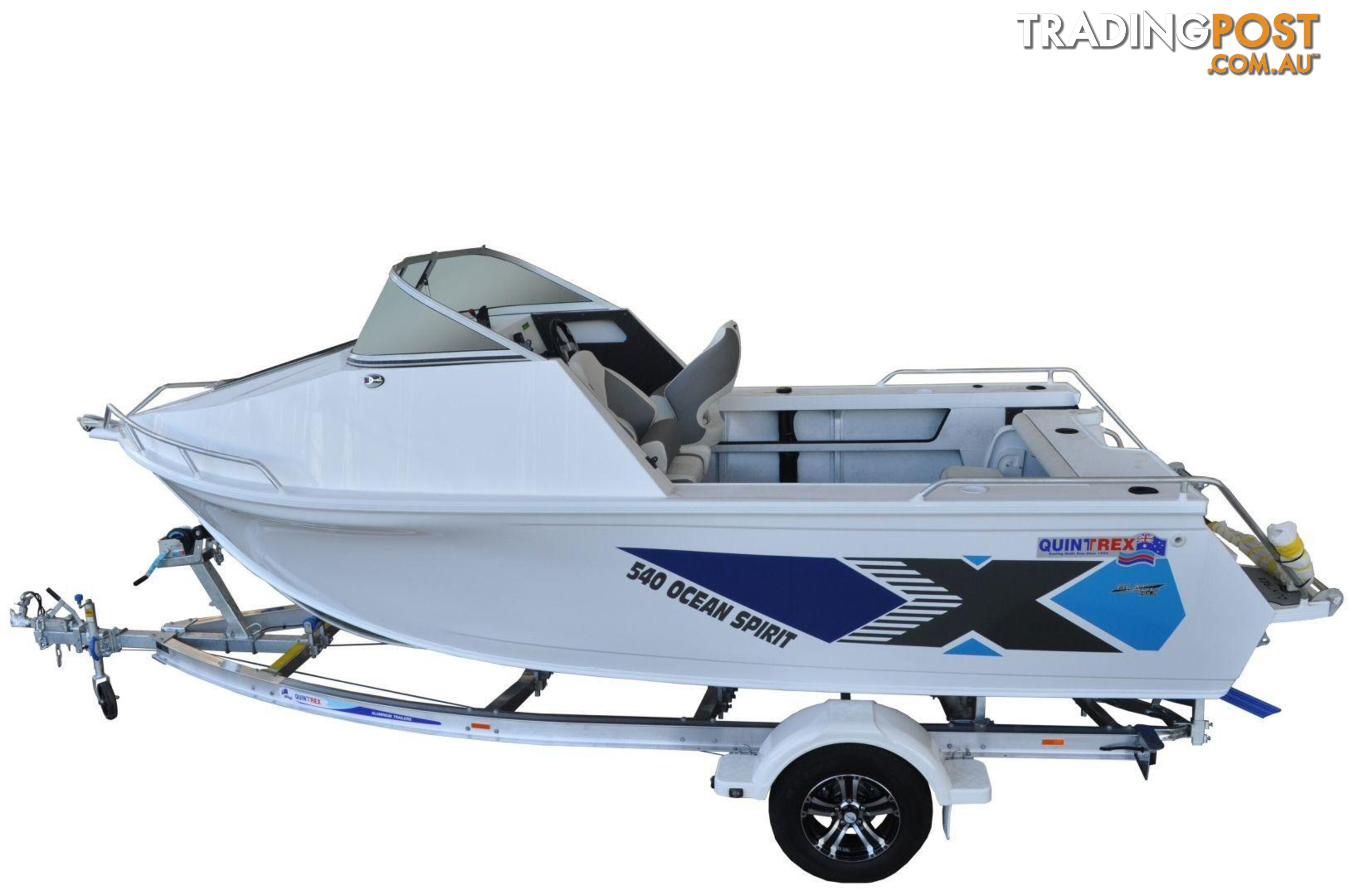 Quintrex 540 Ocean Spirit + Yamaha F115hp 4-Stroke - Pack 2 for sale online prices