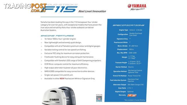 Quintrex 510 Freestyler + Yamaha F115hp - PACK 3 FOR SALE - photo 5 of 17