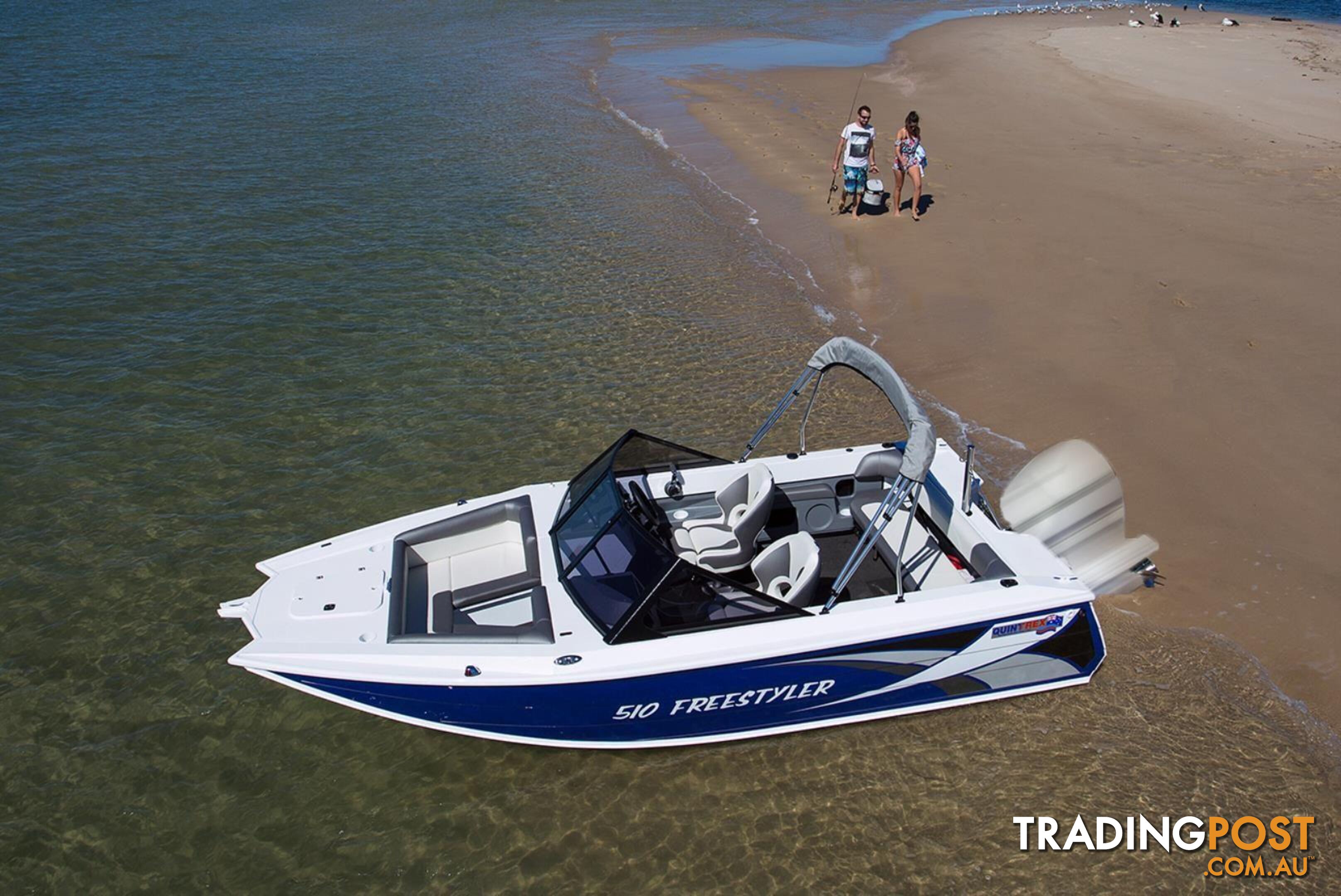 Quintrex 510 Freestyler + Yamaha F115hp 4-Stroke - Pack 3 for sale online prices