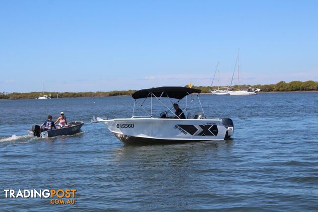 Quintrex 500 Top Ender Pro is powered by 90 Hp Yamaha